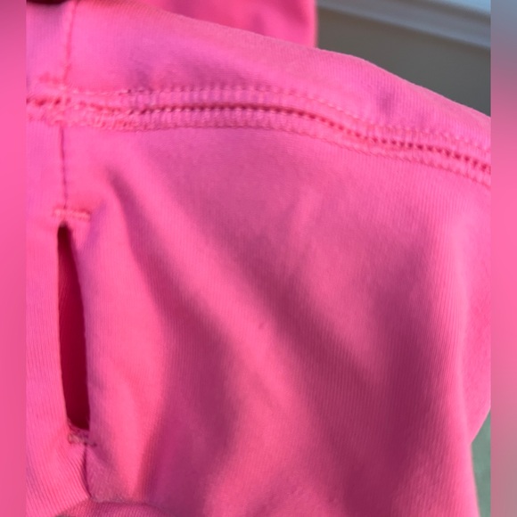 Xersion Performance Wear Pink Quarter Zip with Thumb Holes. Size: L - Picture 4 of 6